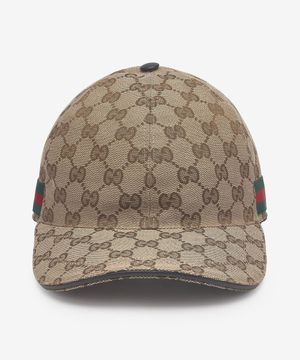 웹 오리지널 GG 캔버스 볼캡 - 베이지 / 200035KQWBG9791