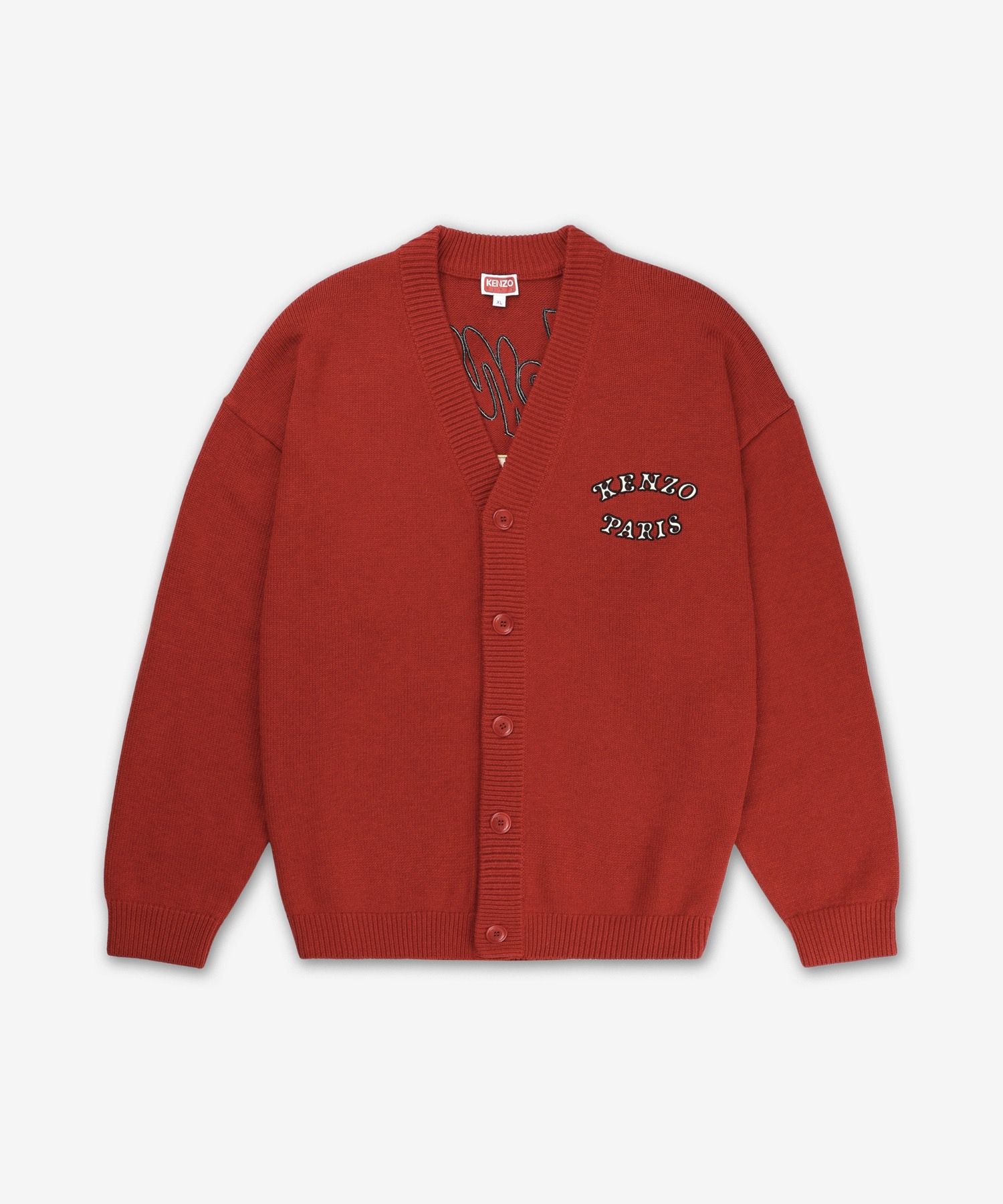 MUSINSA | KENZO Kenzo Verdi Market Cardigan - Deep Orange