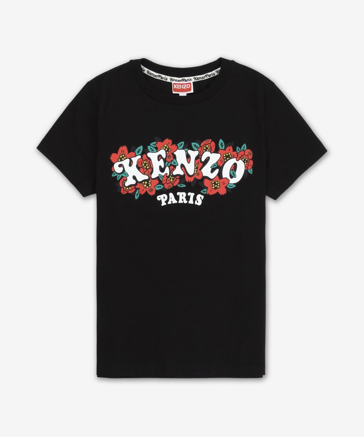 겐조(KENZO) 겐조 베르디 마켓 반소매 티셔츠 - 블랙 / FF52TS1494SO99J