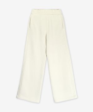 테이 와이드 레그 조거 팬츠 - 화이트 / 2511781058600001