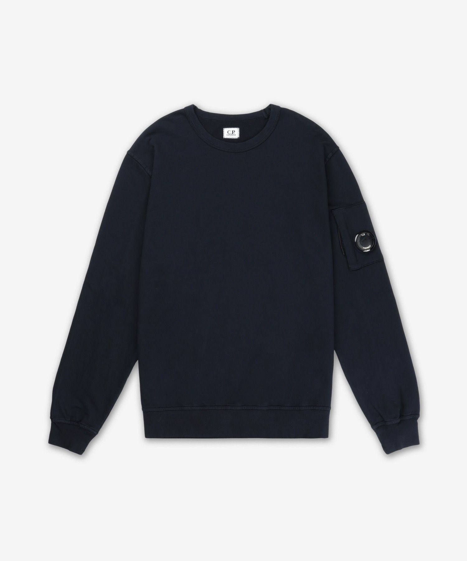 ★C.P. Company★ Light Fleece Logo Man to Man Total Eclipse MUSINSA | CP Company Light Fleece Man to Man - Total Eclipse
