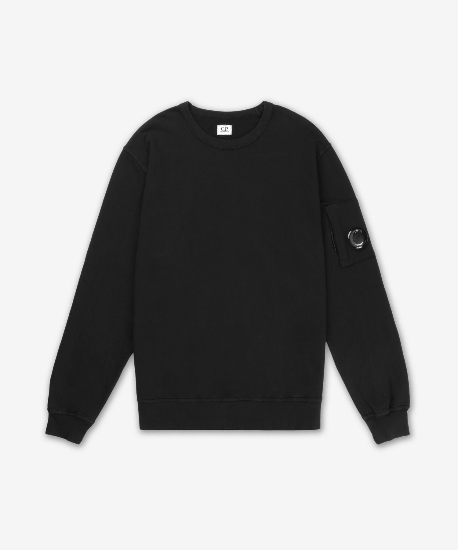 ★C.P. Company★ Light Fleece Man to Man Black 18CMSS019A002 MUSINSA | CP Company Light Fleece Man to Man - Black