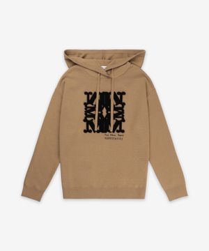 울 후디 니트 - 카멜 / 2511361071600023