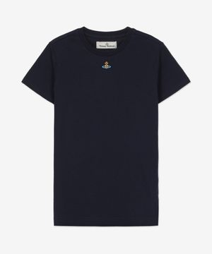 ORB 페루 반소매 티셔츠 - 네이비 / 3G010017J001MK410