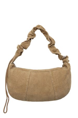 LC 2WAY 코듀로이 주름 숄더백
