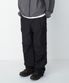 코튼 파라슈트 밴딩 카고 팬츠 [블랙]