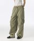 우먼즈 코튼 파라슈트 카고 팬츠 [라이트 카키]