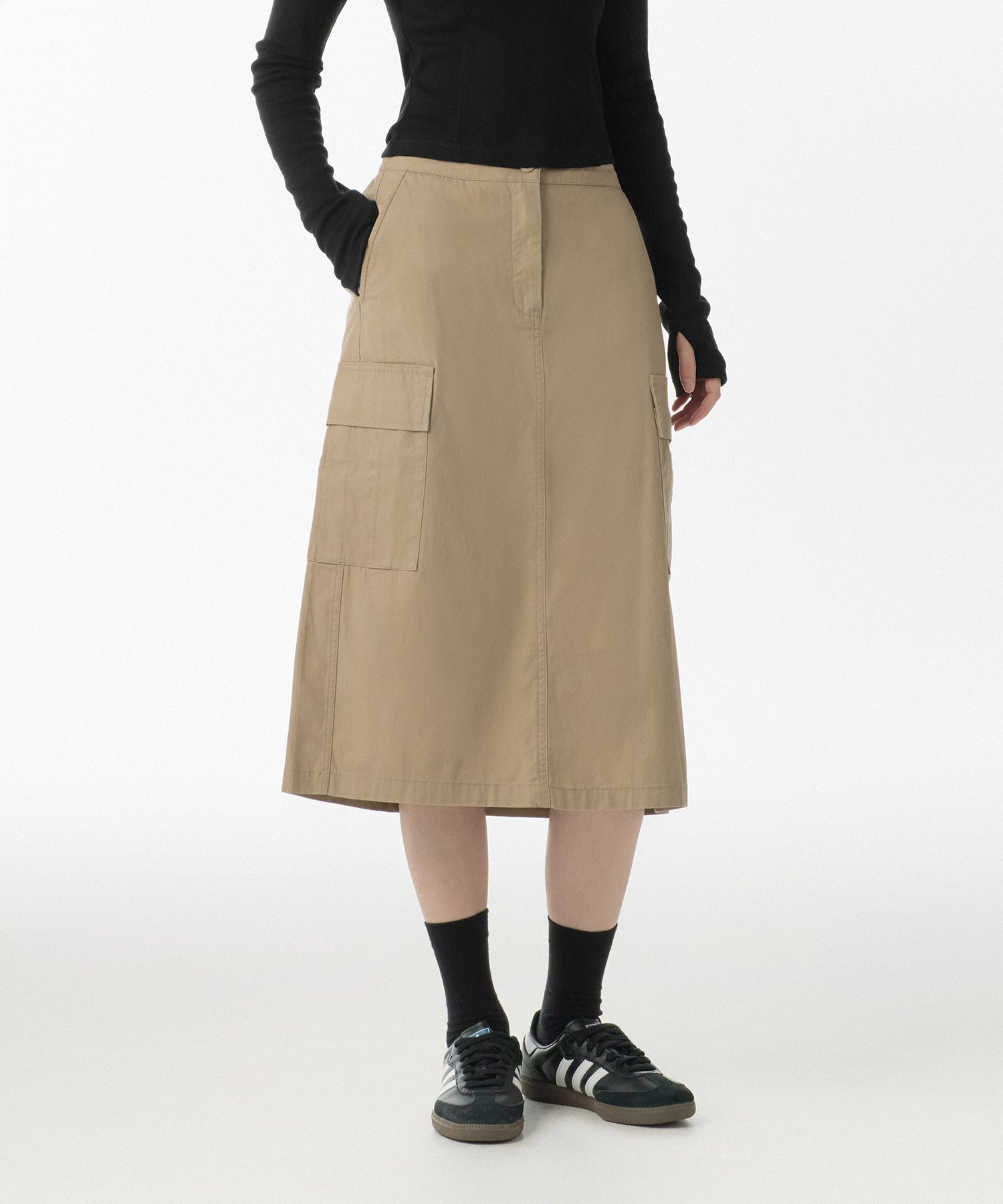 MUSINSA | MUSINSA STANDARD WOMAN Women's Cargo Banding Midi