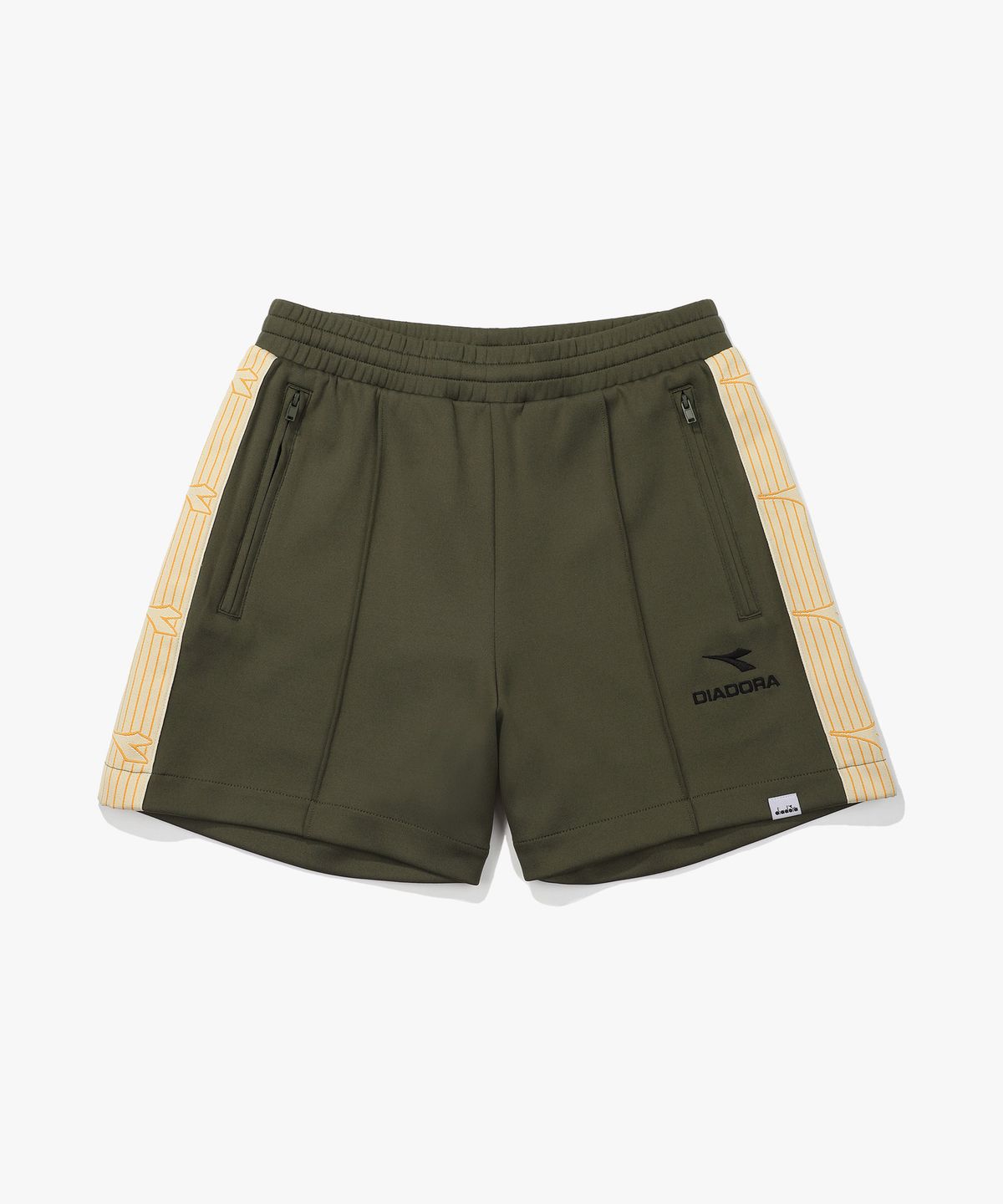 디아도라(diadora) 레거시 저지 트랙 쇼츠 우먼 OLIVE