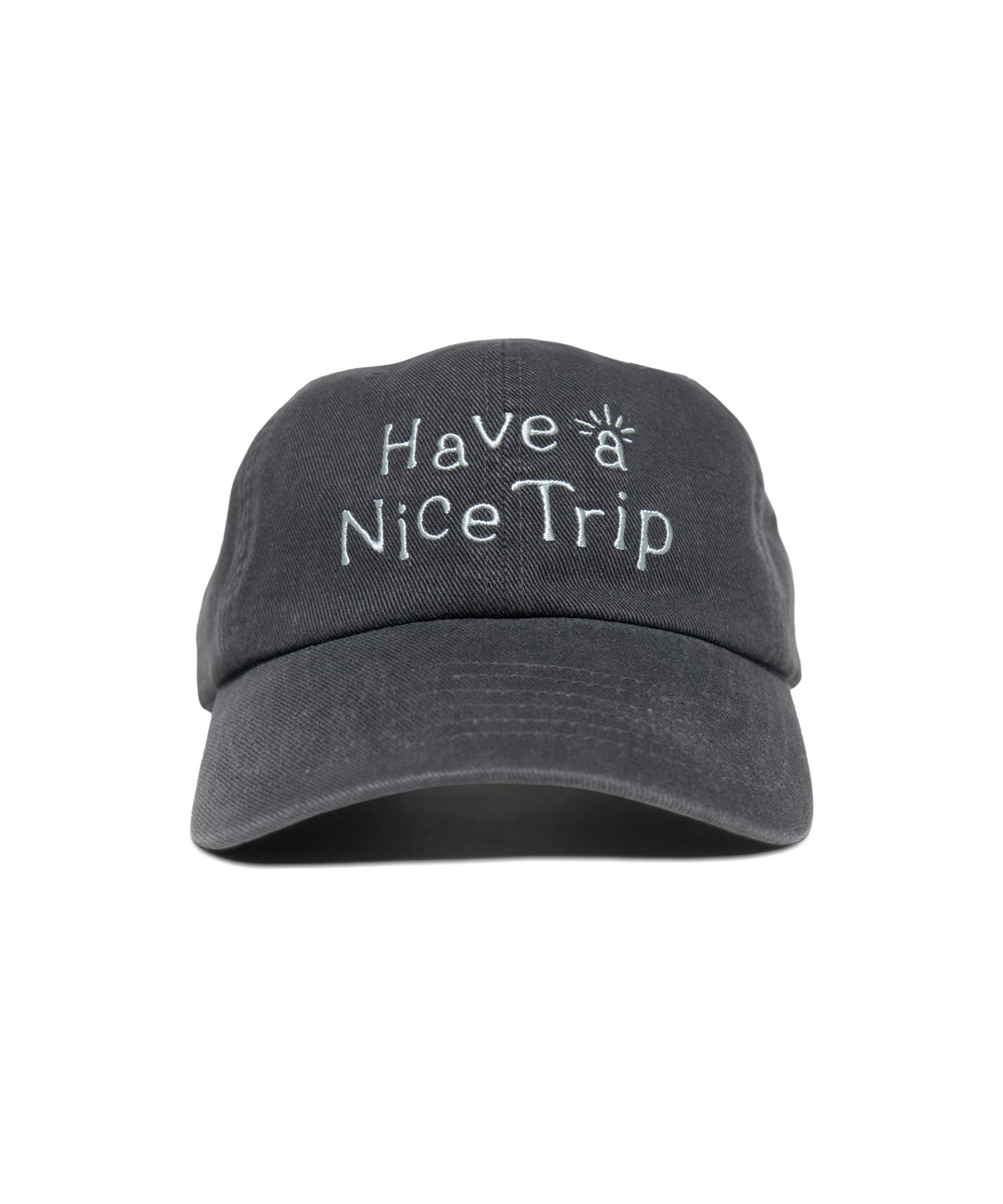Hello Sunrise-Have a Nice Trip ボールキャップ/韓国 人気 25SS MUSINSA公式 | HELLO SUNRISE Have a Nice Trip Ball Cap_Charcoal