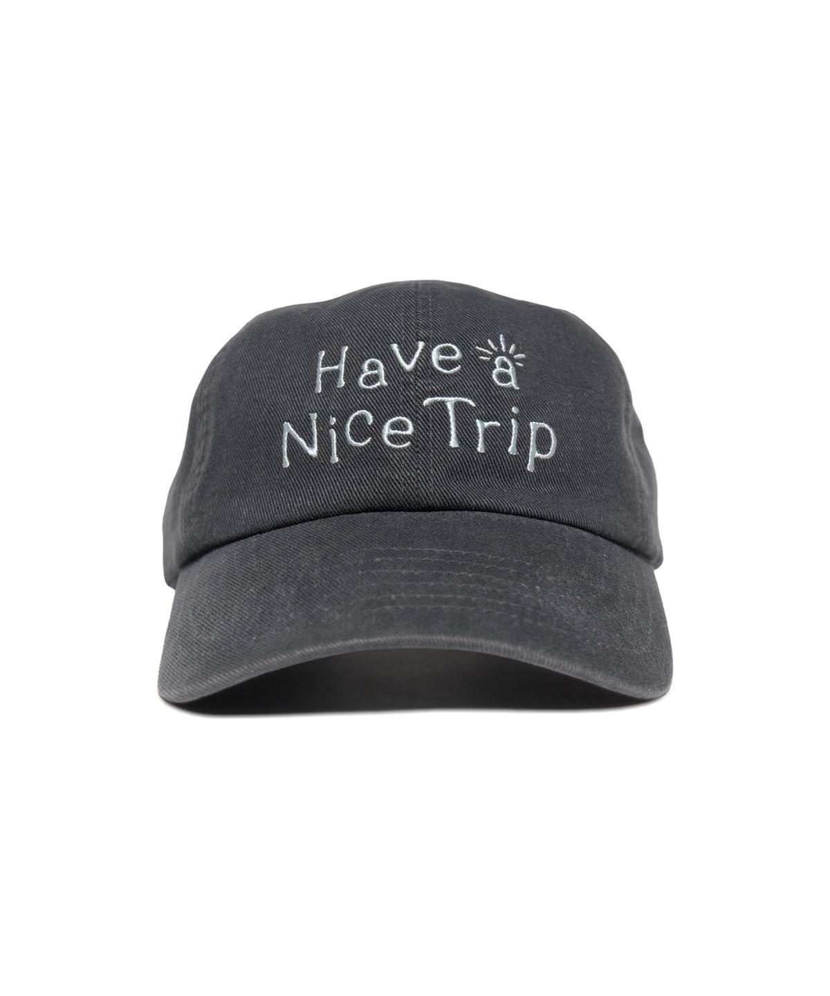 헬로 선라이즈(HELLO SUNRISE) Have a Nice Trip Ball Cap_Charcoal