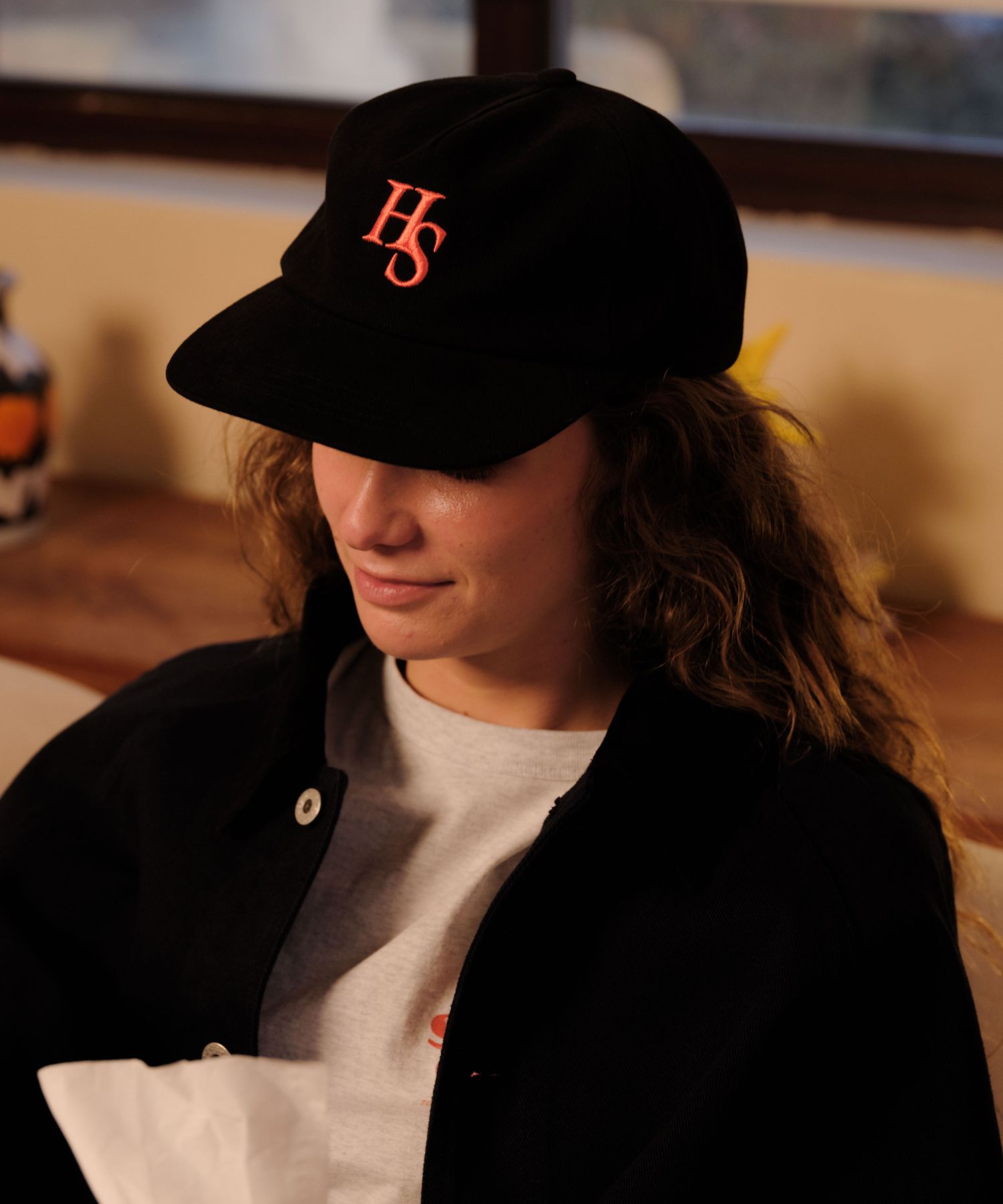 【Hello Sunrise】HS Logo Relaxed Fit 5panel Cap〜キャップ MUSINSA | HELLO SUNRISE HS Logo Relaxed Fit 5panel Cap_Black