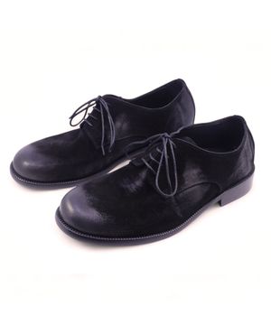 홀리 스웨이드 컴포트 더비 슈즈 블랙