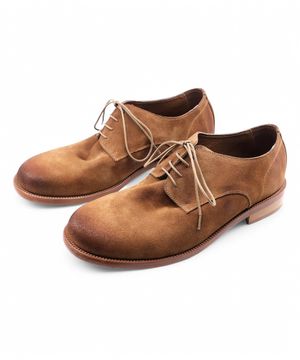 홀리 스웨이드 컴포트 더비 슈즈 베이지