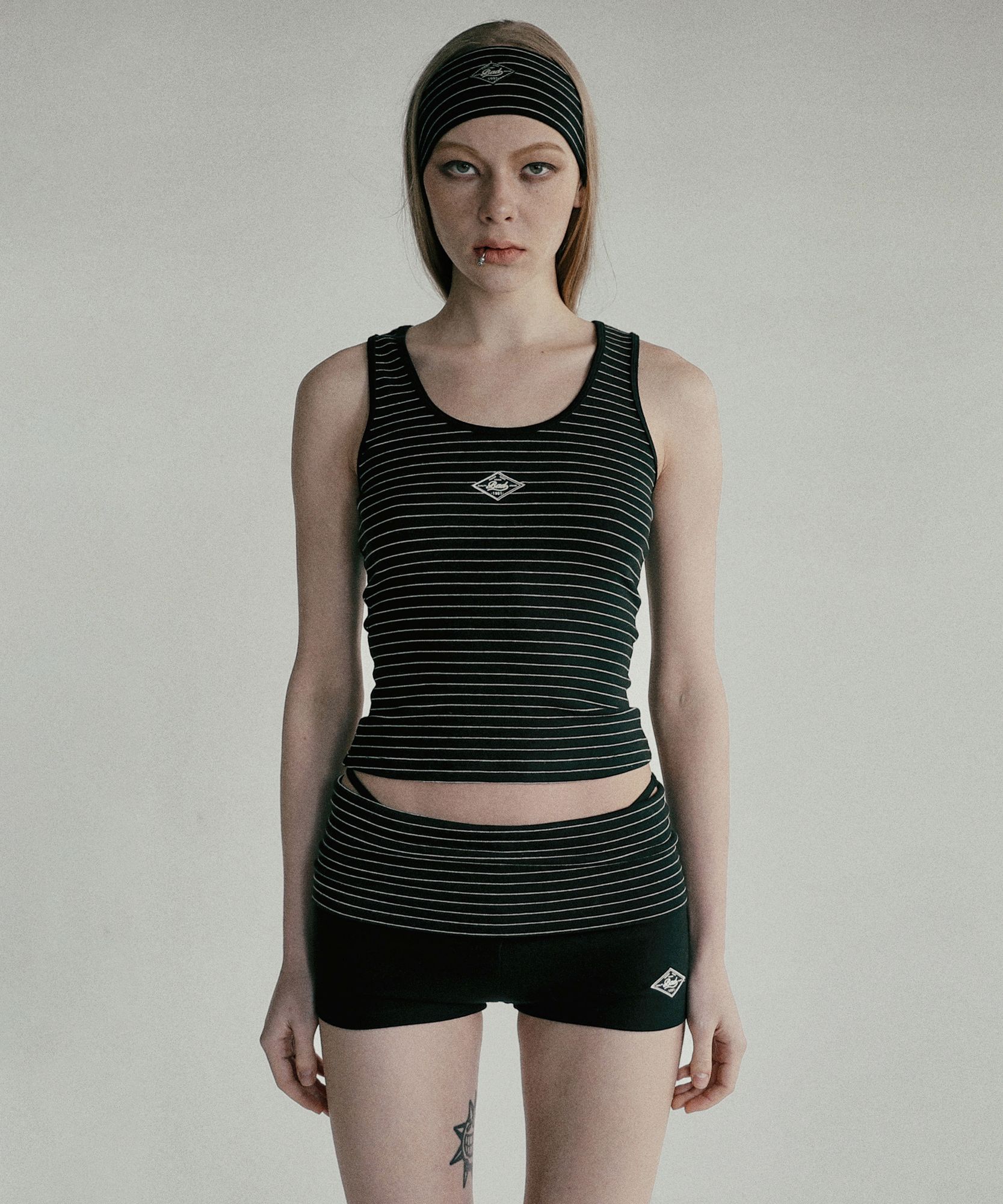 ◆BADBLOOD◆ Beyond Soft Tank 3 Stripe Wine w-tnk25-004 MUSINSA | BADBLOOD Beyond Soft Tank 3 - Stripe Black