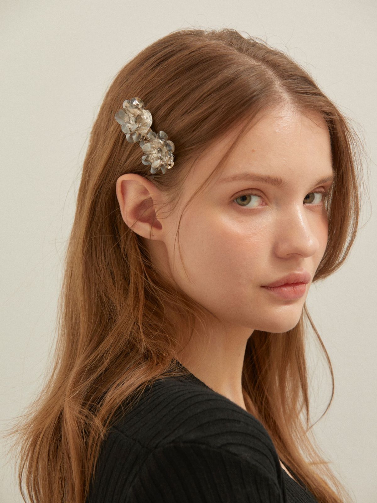 페이보릿 나운(FAVORITENOUN) 크리스털 플라워 헤어핀