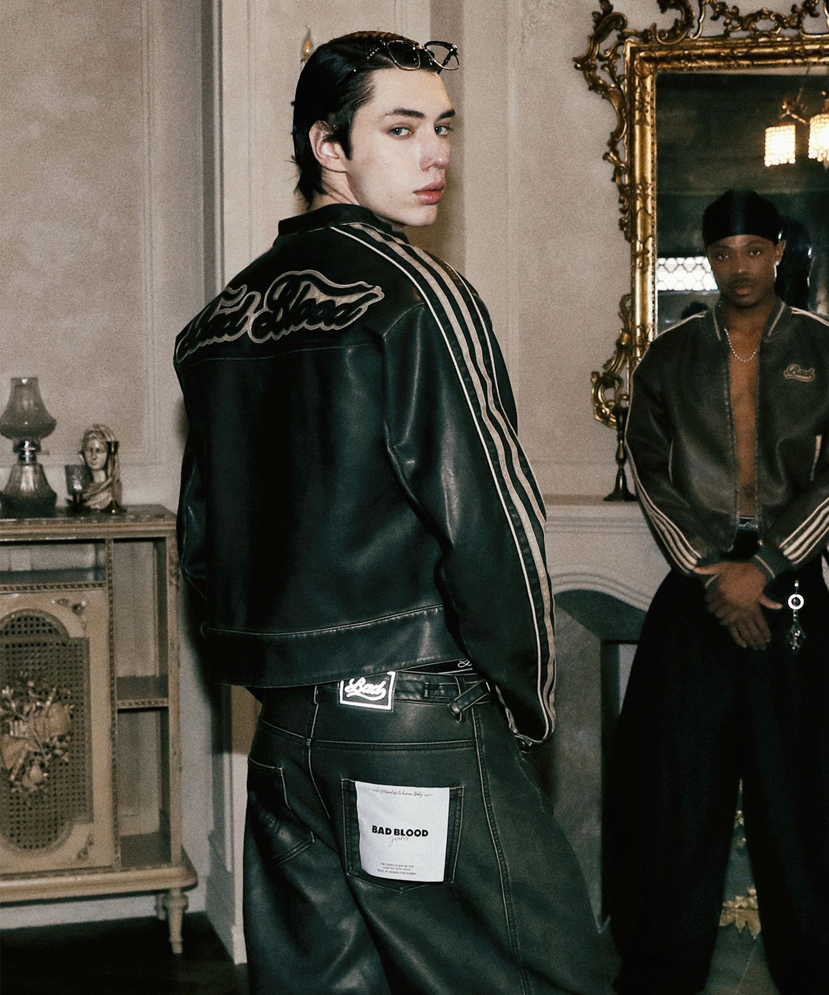 MUSINSA公式 | BADBLOOD ビリーオールドエフェクトレザーライダー