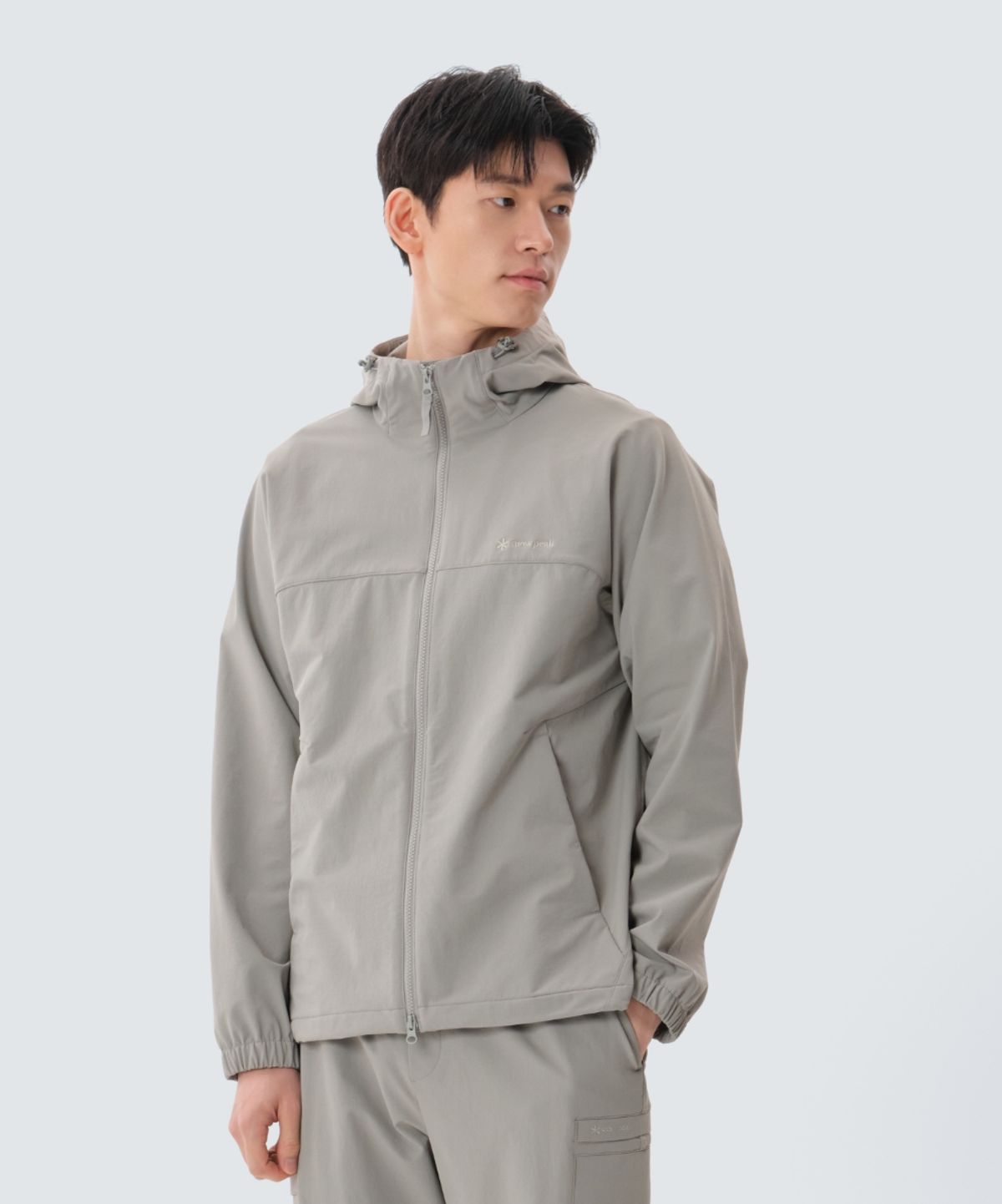 스노우피크 어패럴(SNOWPEAK APPAREL) 라고 바람막이 (S25SMTWB26) Fog Gray