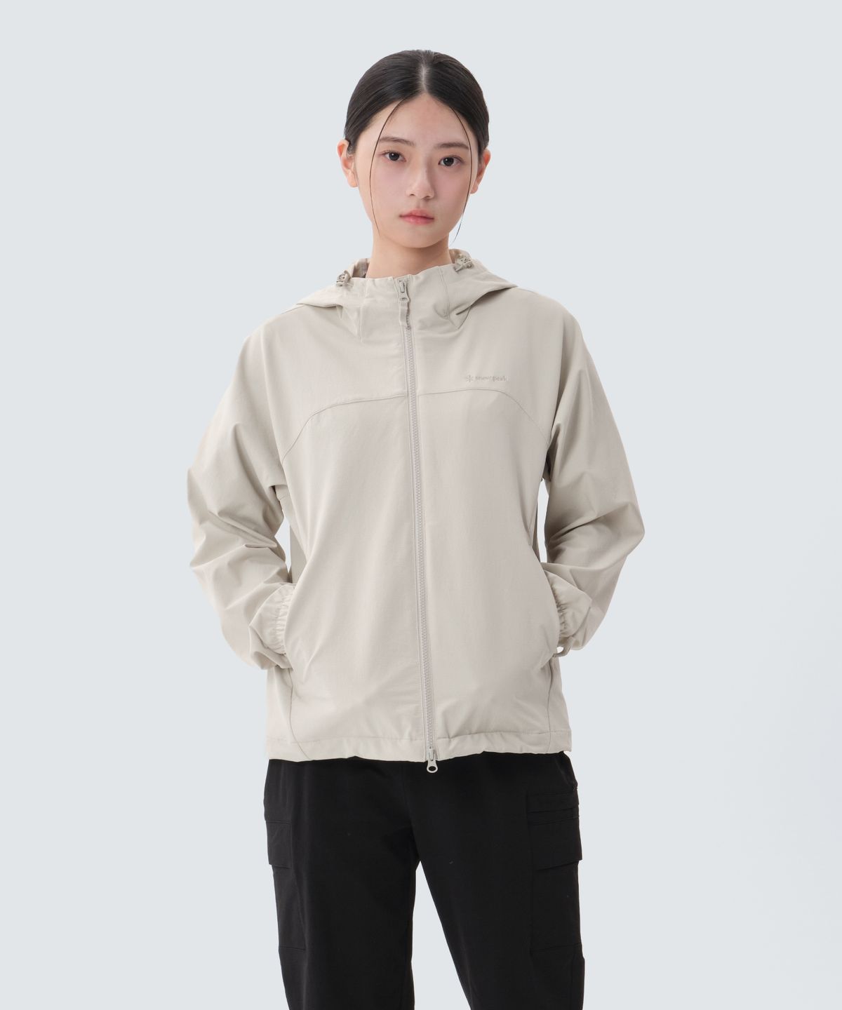 스노우피크 어패럴(SNOWPEAK APPAREL) 라고 여성 바람막이 (S25SWTWB27) Butter Ivory