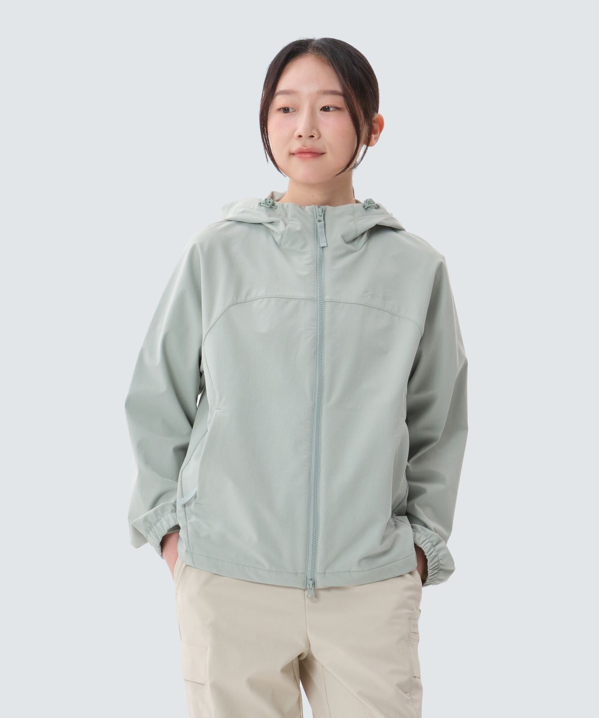 스노우피크 어패럴(SNOWPEAK APPAREL) 라고 여성 바람막이 (S25SWTWB27) Mint