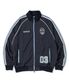 콤비네이션 테이프 져지 트랙 자켓 네이비