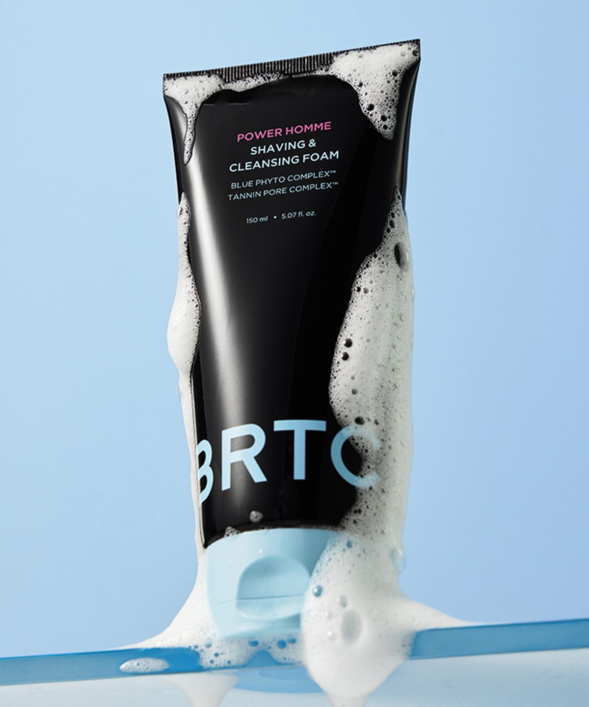비알티씨(BRTC) 파워 옴므 쉐이빙 앤 클렌징 폼 150ml