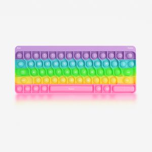 푸쉬팝 영문키보드 파스텔
