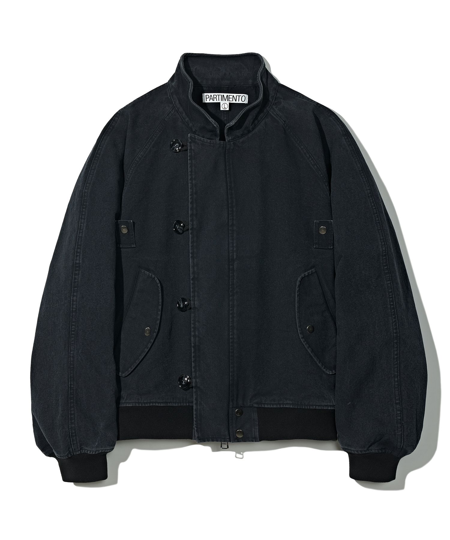 MUSINSA | PARTIMENTO VTG Washed N2B Short Jacket Black