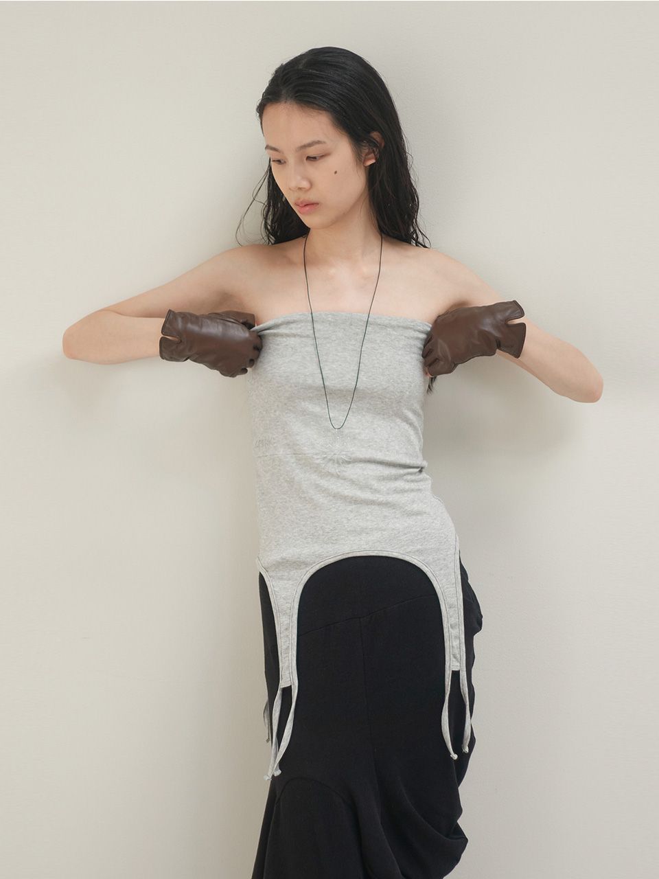スカート CERRIC : 25SS / TENCEL GARTER TOP SKIRT (3COLORS) MUSINSA | CERRIC TENCEL GARTER TOP SKIRT / WHITE