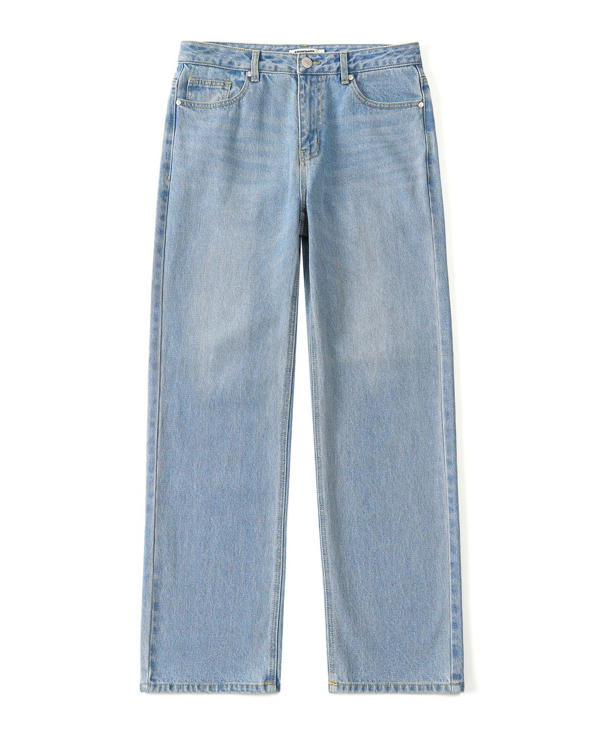 엑스컨테이너(EXCONTAINER) WIDE DENIM PANTS (LIGHT INDIGO)