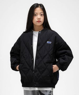 퀼팅 봄버 자켓 Black