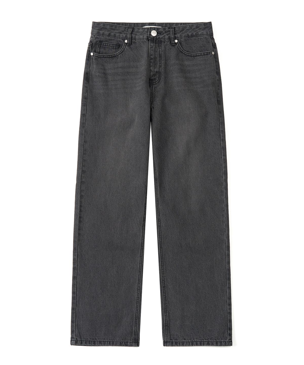 엑스컨테이너(EXCONTAINER) WIDE DENIM PANTS (DARK GREY)