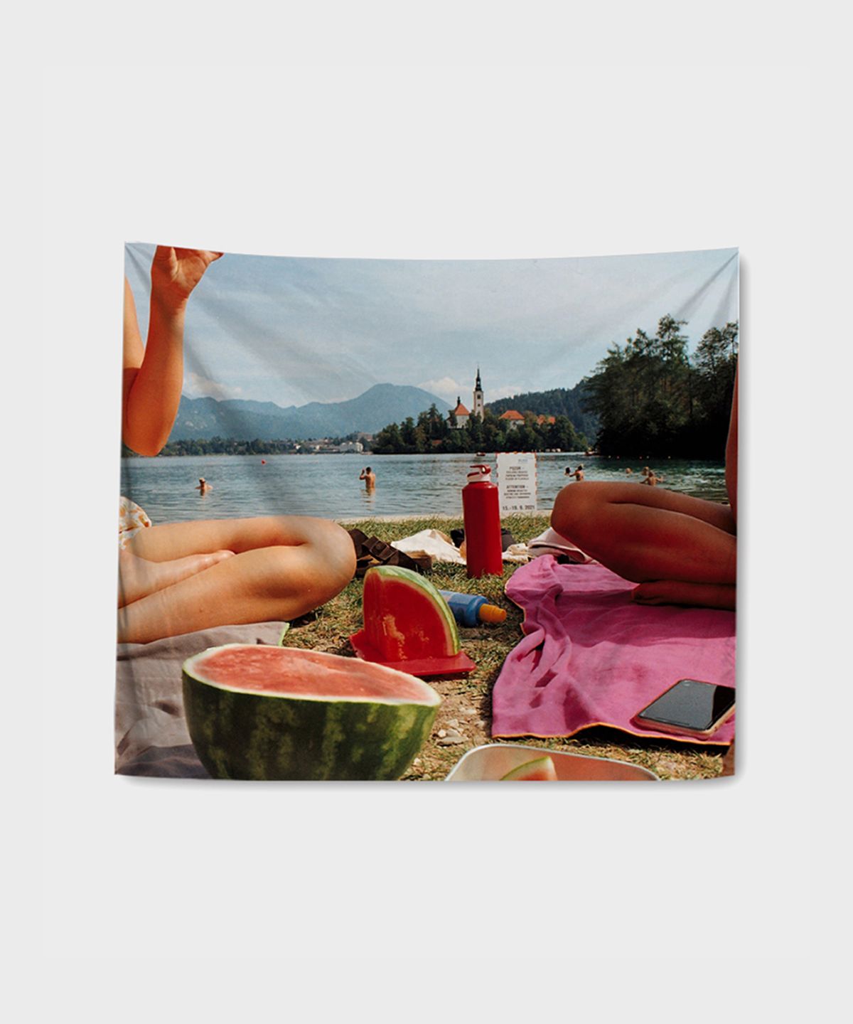 픽켄드(PICKEND) 포토 시리즈 가로형 패브릭포스터 - 24 LETS GO PICNIC
