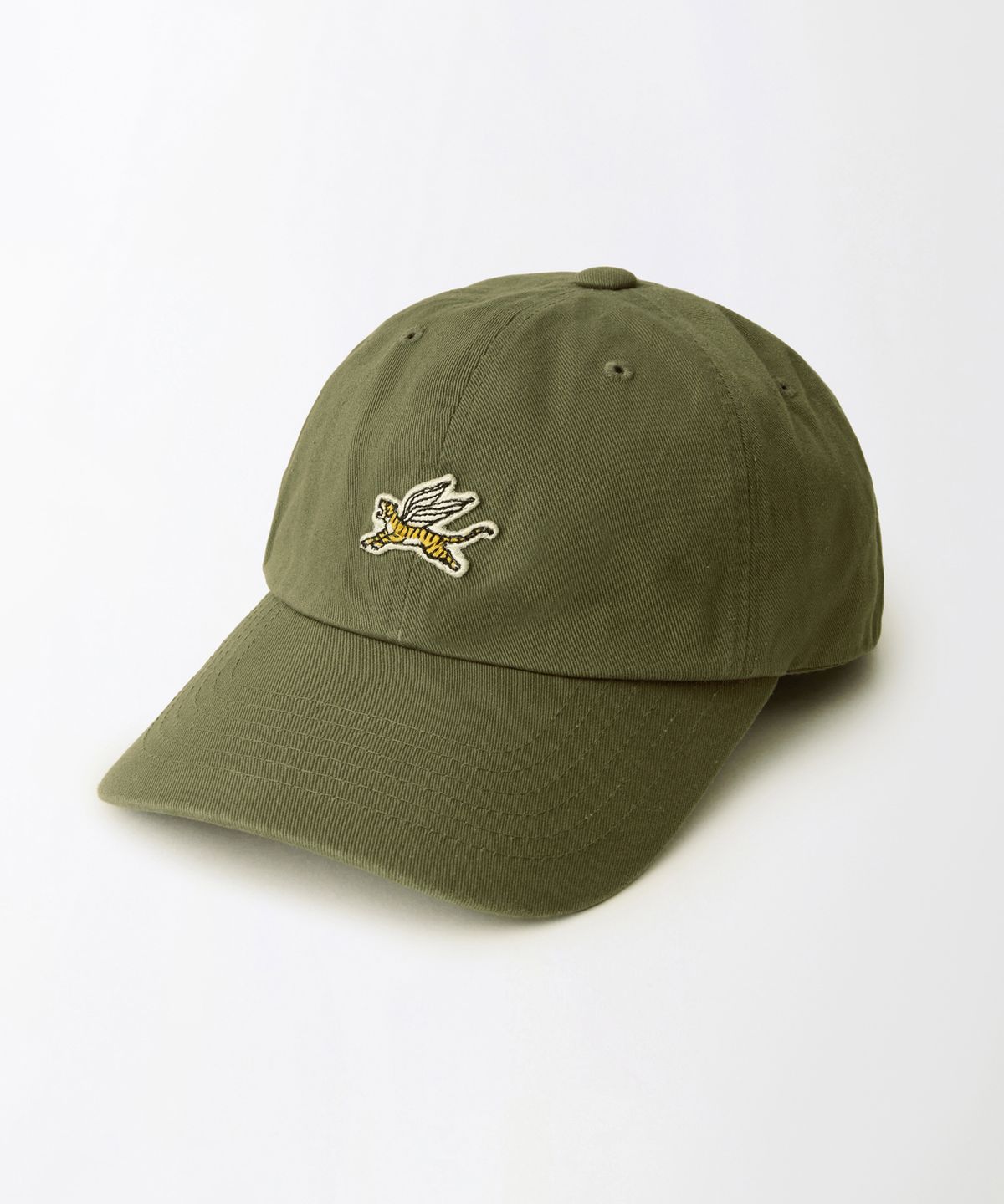 아웃스탠딩(OUTSTANDING) MIGHTY TIGER LOGO BALL CAP_OLIVE