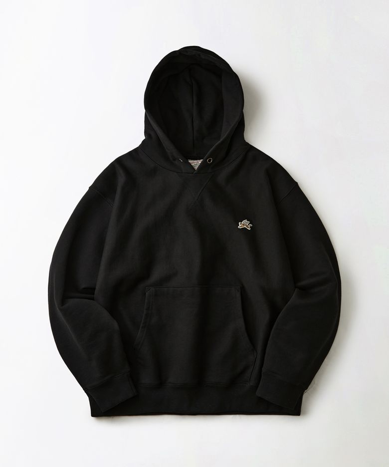 MIGHTY TIGER LOGO HOOD SWEAT_BLACK