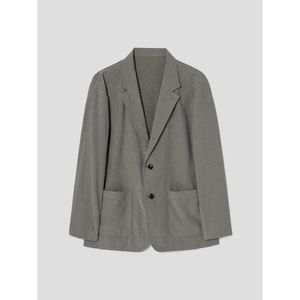 Cotton Blended Editor Setup Jacket  Khaki