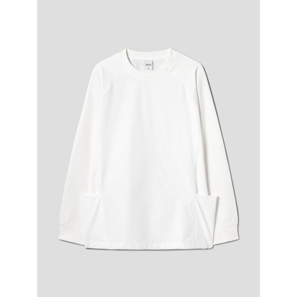 시프트지(SHIFT.G) Woven Mix Sweatshirts  White