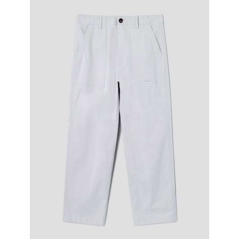 Semi Wide Fatigue Pants  Light Grey