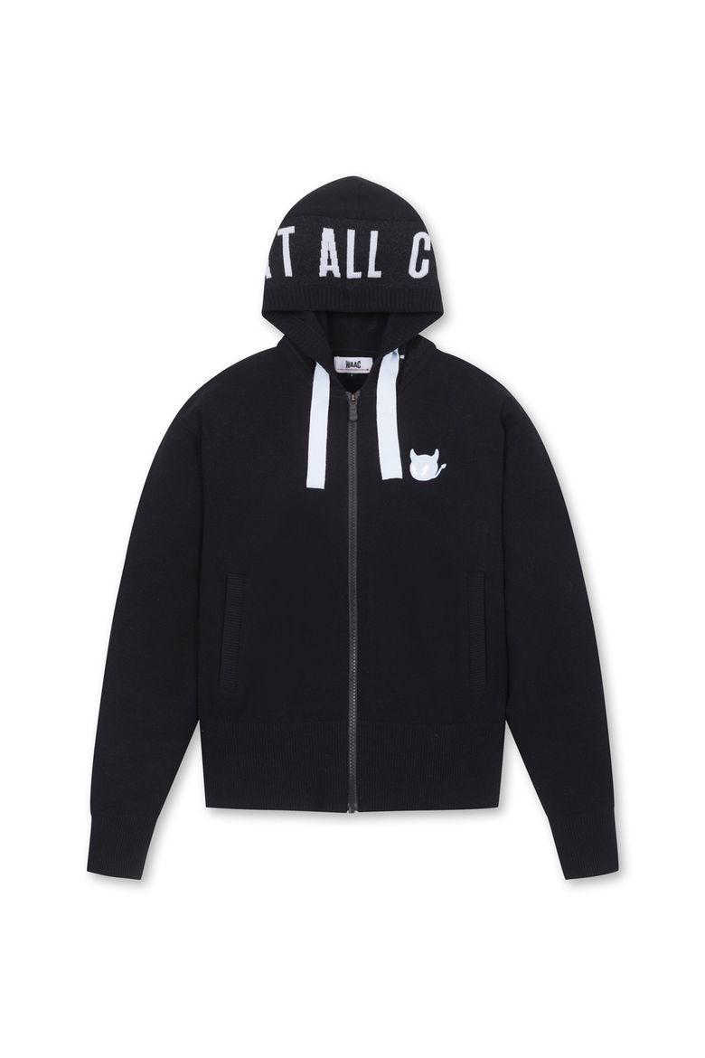 Women WAAC THE ORIGINAL Hoodie Full-zip Sweater_WWWAS25132BKX