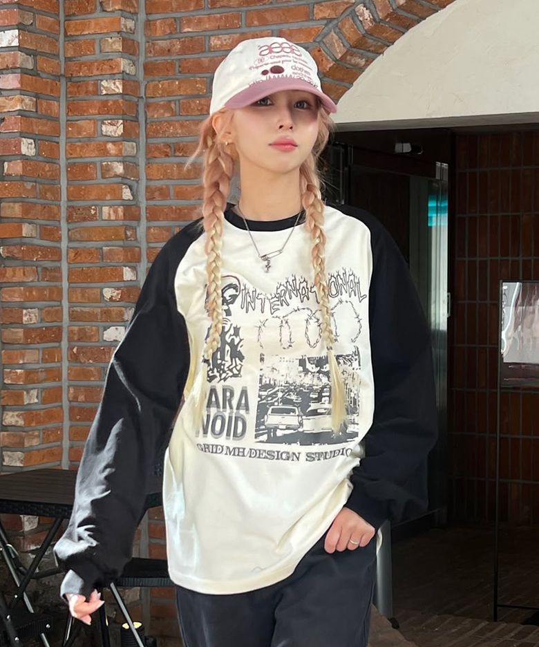 INTERNATIONAL RAGLAN LS TEE CREAM(MG2DFMT561A)