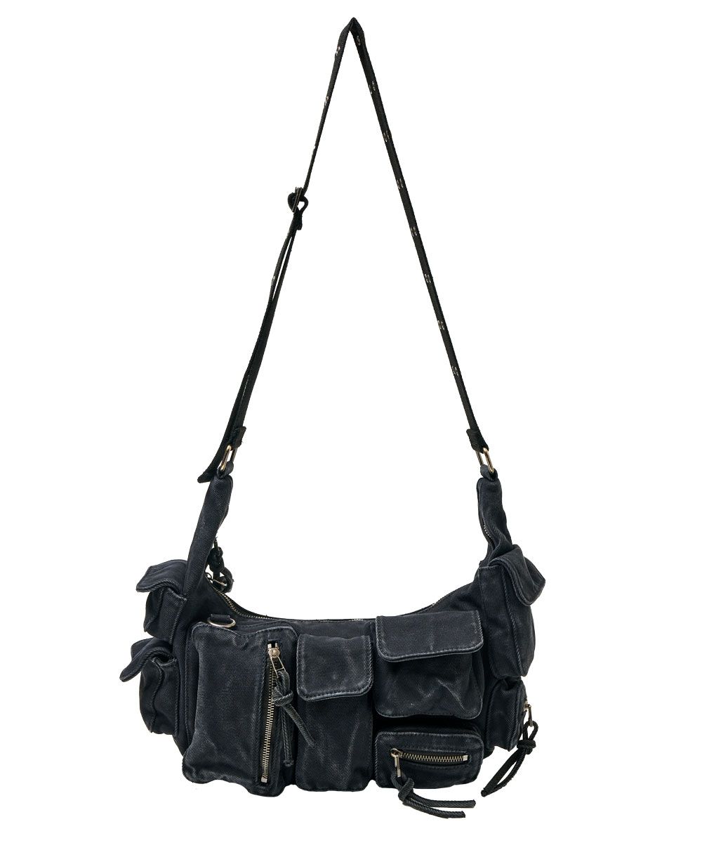 [SCHISM INDUCING] WASTED CARGO BAG /追跡付 MUSINSA | SCHISM INDUCING WASTED CARGO BAG CHARCOAL