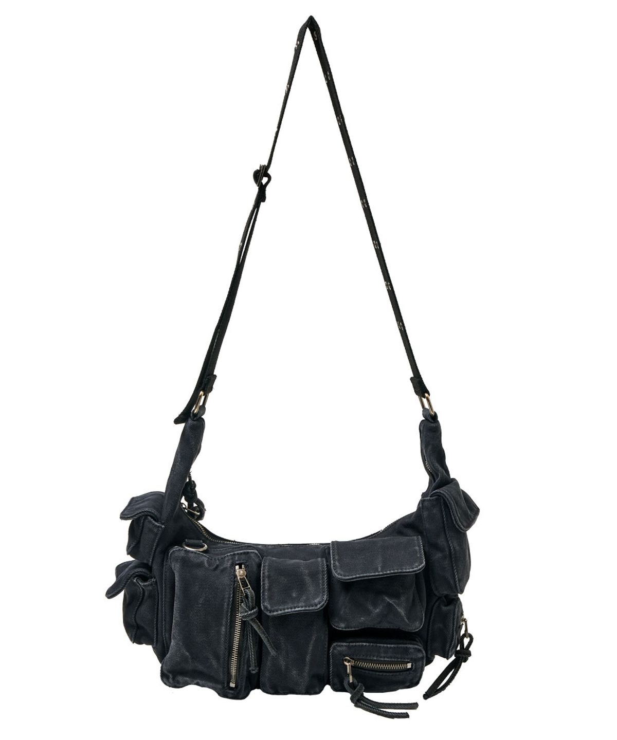 스키즘 인듀싱(SCHISM INDUCING) WASTED CARGO BAG CHARCOAL