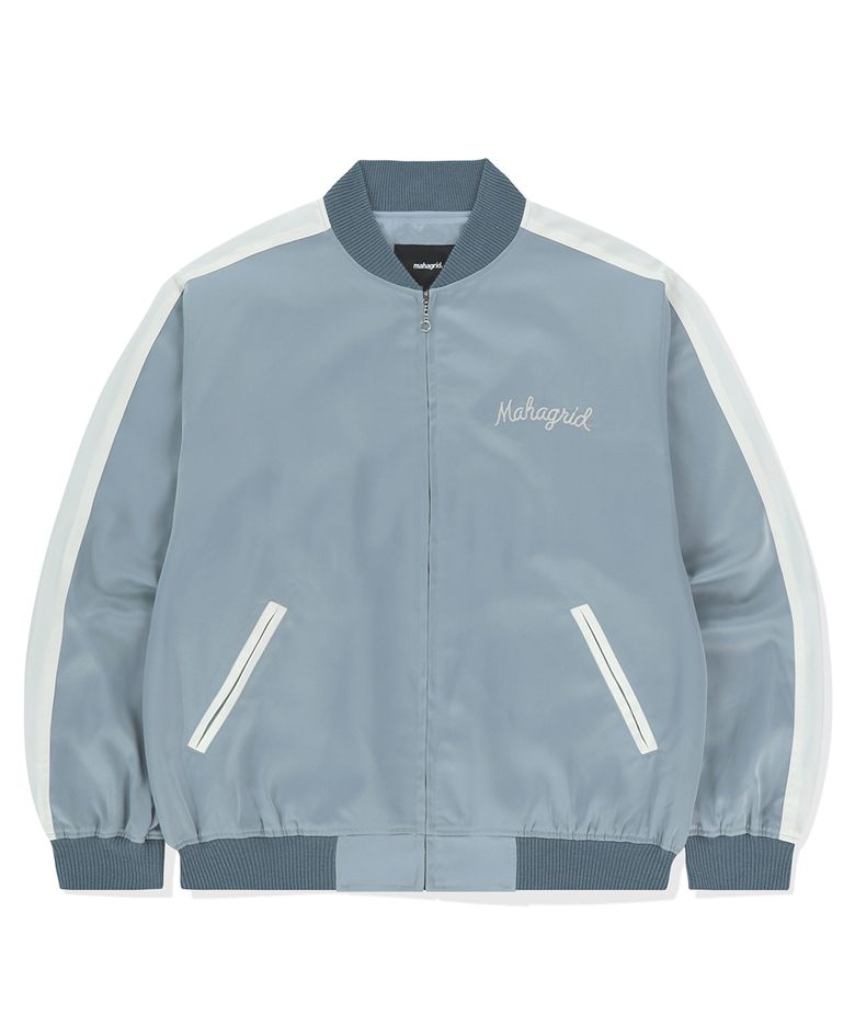 ROPE LOGO SATIN JACKET BLUE(MG2FSMJ246A)