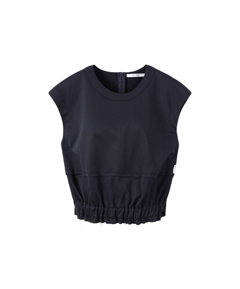 Volume Ribbed Top_RQTAM25520NYX