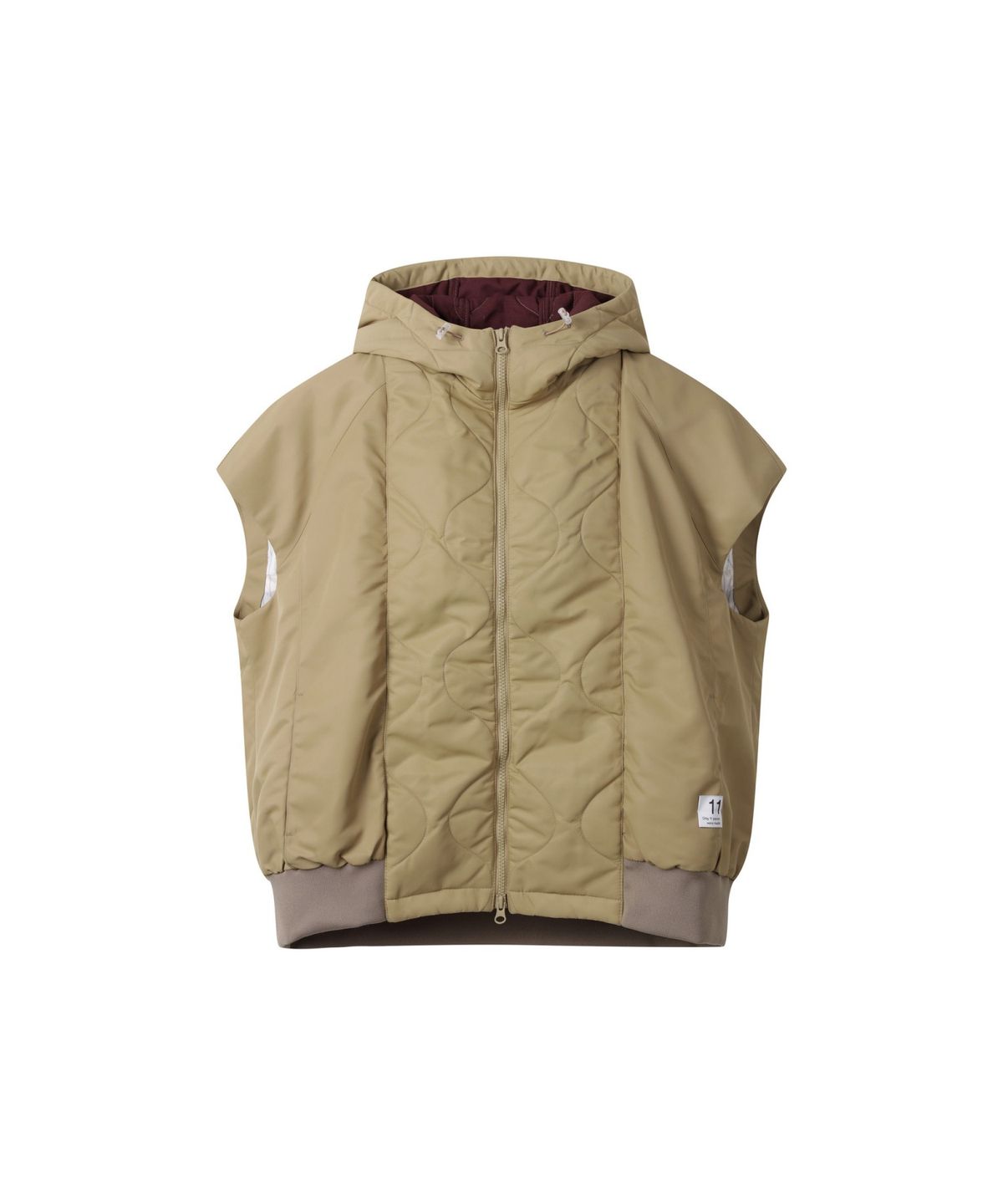 래코드(RECODE) Drop Shoulder Bomber Vest _RQUAS25508BEX