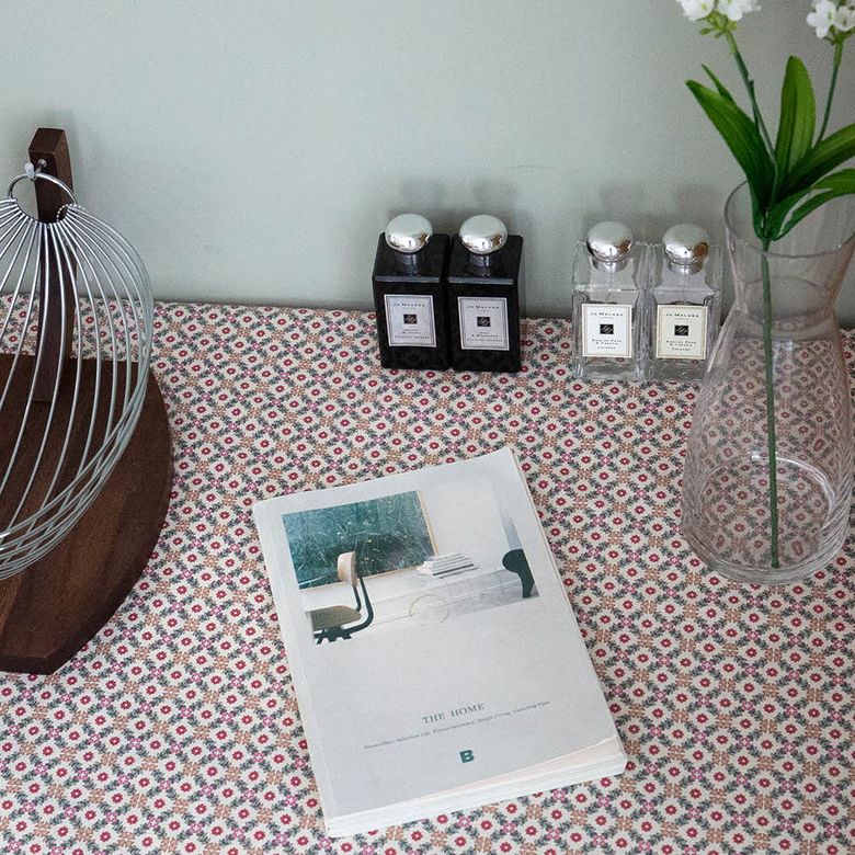 Vintage hand block table cloth - Jude