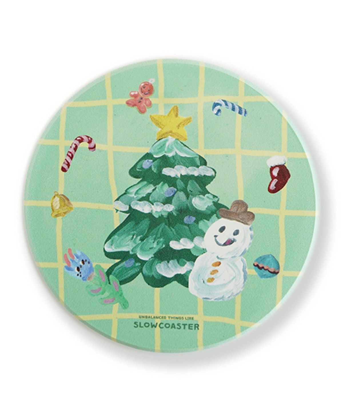슬로코스터(SLOWCOASTER) CHRISTMAS TREE TEA COASTER