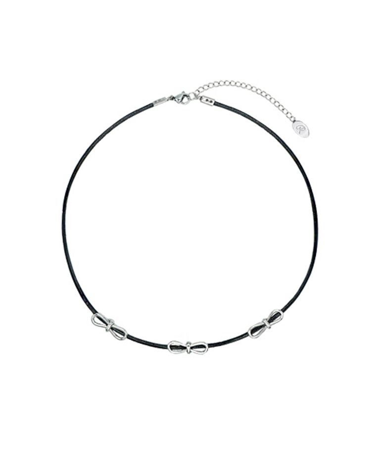 3-ribbon mini Choker