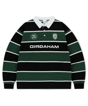 STRIPE RUGBY SHIRT GREEN(MG2FSMM550A)