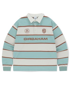 STRIPE RUGBY SHIRT IVORY(MG2FSMM550A)